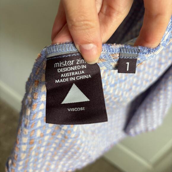 Mister Zimi Women’s Dahlia Midi Dress Sz 4 in Pampas Purple Romantic Feminine - Picture 12 of 13